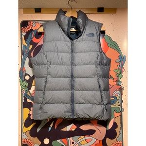 The North Face Women’s Nuptse Vest, Ink Blue Heather - M